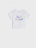 Sinsay Girl's White Printed T-shirt | Sinsay In Lebanon