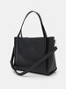 Sinsay Women's Black Leather Tote Bag | Sinsay In Lebanon