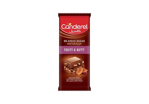 Canderel Milk Chocolate With Raisins & Almonds Chocolate Bar 100GR | Canderel In Lebanon