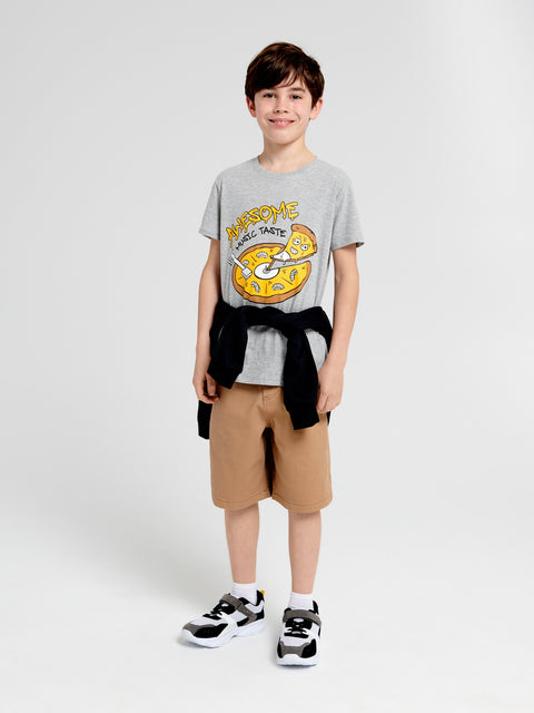 Sinsay Boy's Mid Grey T-shirt With Print | Sinsay In Lebanon