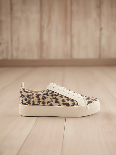 Sinsay Women's Beige & Brown Animal Printed Sneakers|Sinsay In Lebanon