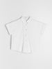 Sinsay Women White Short Sleeve Linen-Blend Shirt | Sinsay in Lebanon