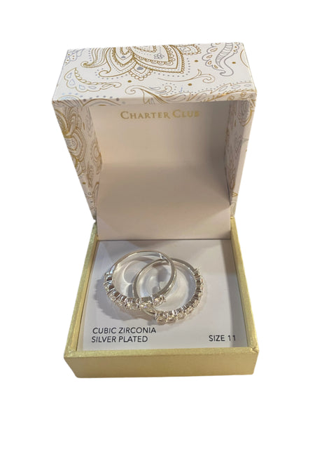 Charter Club Women's Silver-Tone 2-Pc Set Ring |Charter Club in Lebanon