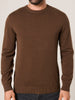 Sinsay Men's Brown Knitted Long Sleeve Sweater | Sinsay In Lebanon
