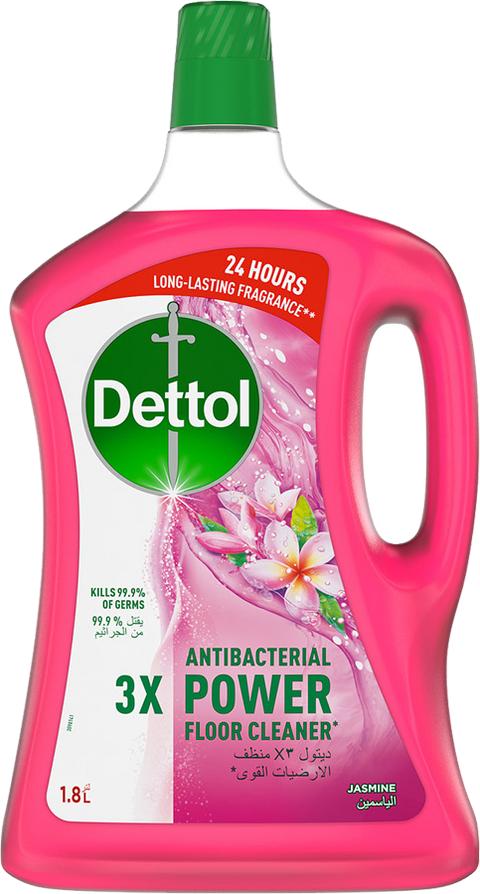Dettol المضاد للبكتيريا طاقة طاقة منظف 3x ياسمين 1.8L '6295120041949