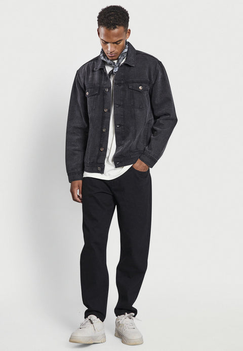 Rebel Men's Black Denim Jacket | Rebel In Lebanon