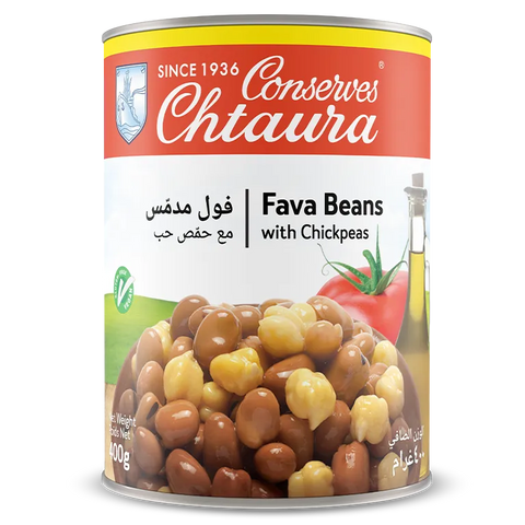 Conserves Chtoura Fava Beans & Chickpeas 400g | Conserves Chtoura In Lebanon