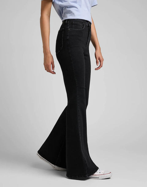 Lee Women's Black Forever Fit Flare Skinny Jeans |Lee In Lebanon