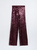 Sinsay Women's Pants Burgundy AYA