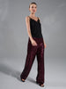 Sinsay Women's Pants Burgundy AYA
