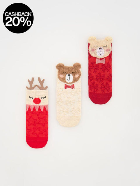 Reserved Boys Multicolored 3 Pairs Socks | Reserved In Lebanon
