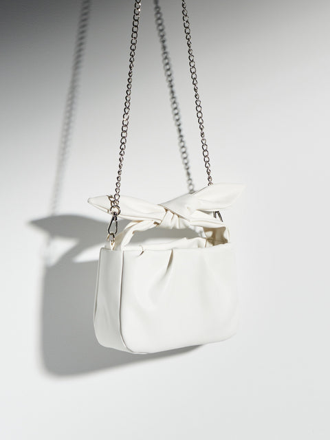 Sinsay Women's White Crossbody Bag With Bow | Sinsay In Lebanon