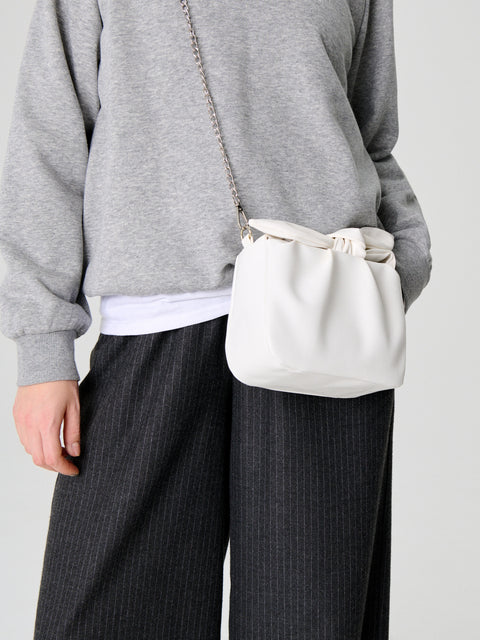 Sinsay Women's White Crossbody Bag With Bow | Sinsay In Lebanon