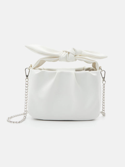 Sinsay Women's White Crossbody Bag With Bow | Sinsay In Lebanon
