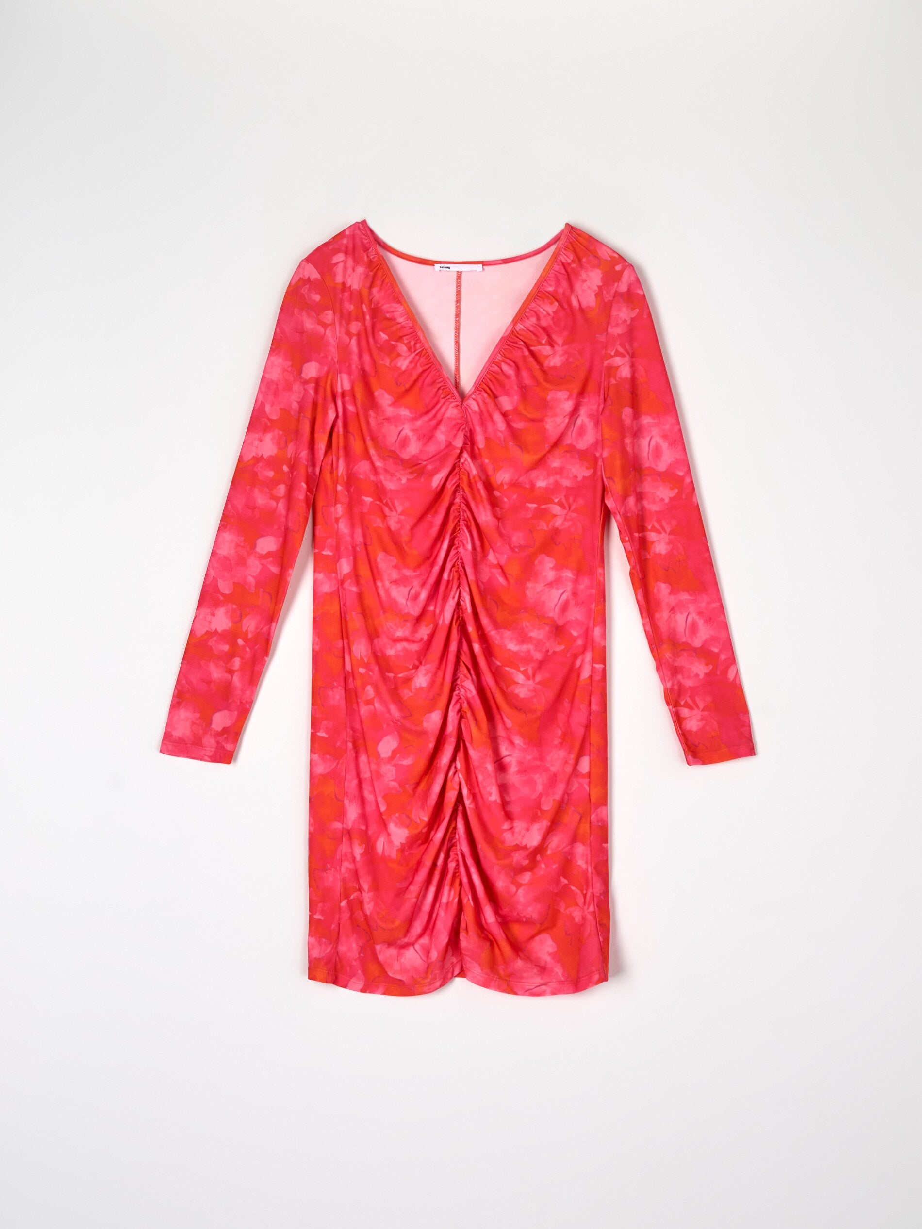 Sinsay Women's Multicolor Mini Dress With Gathering | Sinsay In Lebanon