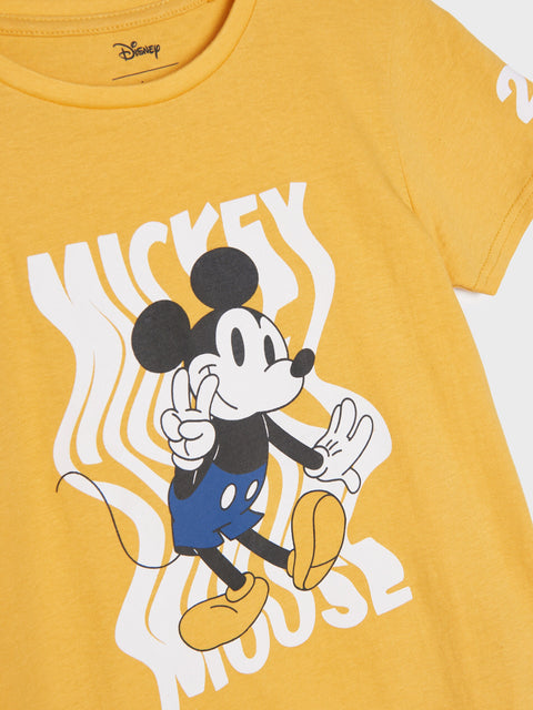 Sinsay Boy's Yellow Mickey Mouse T-Shirt | Sinsay In Lebanon