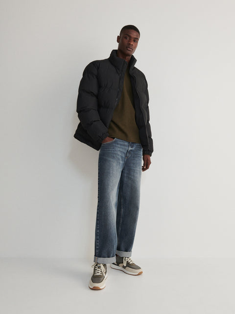 Reserved Men's Olive Green Structured Sweater | Reserved In Lebanon