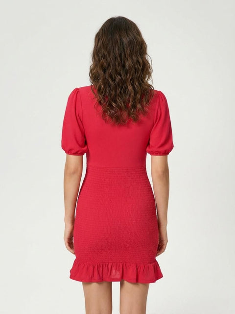 Sinsay Women's Fuchsia Ruched Mini Dress | Sinsay In Lebanon