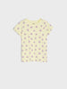 Sinsay Girl's Yellow Floral Short Sleeve T-Shirt | Sinsay In Lebanon
