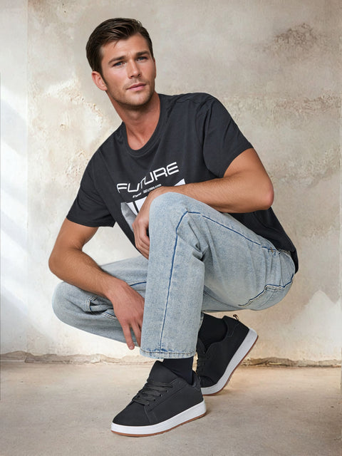 Sinsay Men's Black With Reflective Element Sneakers | Sinsay in Lebanon