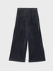 Sinsay Girl's Dark Grey Velour Wide Leg Pant
