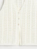 Sinsay Women's White Openwork Buttoned Vest | Sinsay In Lebanon