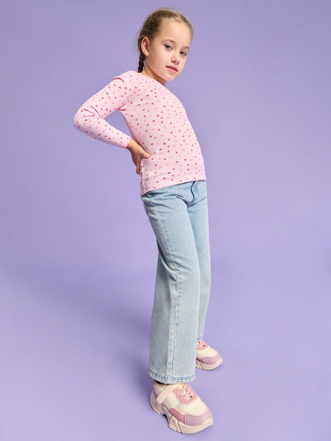 Sinsay Girl's Pink with Spots Blouse |Sinsay  in Lebanon