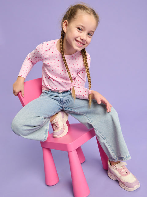 Sinsay Girl's Pink with Spots Blouse |Sinsay  in Lebanon