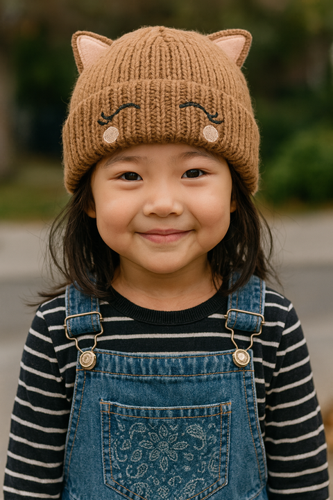 Terranova Girl's Brown Wool Hat |Terranova in Lebanon