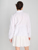 Sinsay Women’s White Textured Peplum Shirt | Sinsay in Lebanon