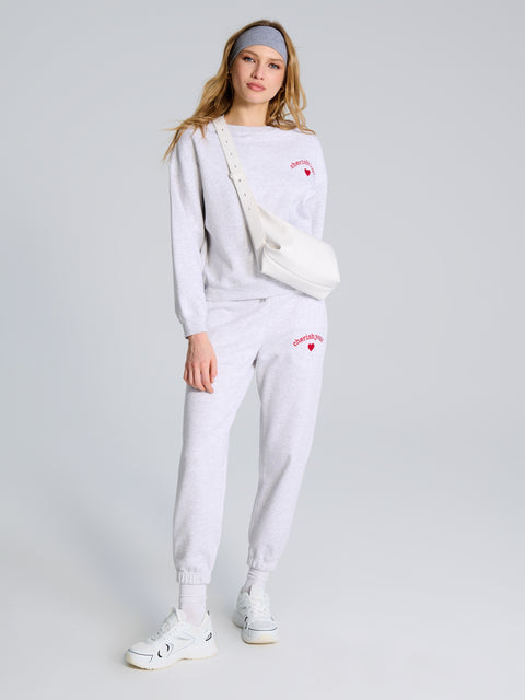 Sinsay Women's Light Grey With Print  Sweatshirt | Sinsay in Lebanon