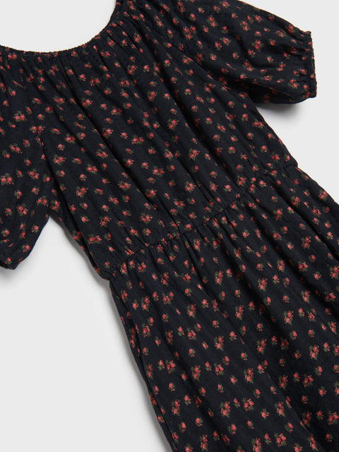 Sinsay Girl's Black Floral Dress | Sinsay In Lebanon