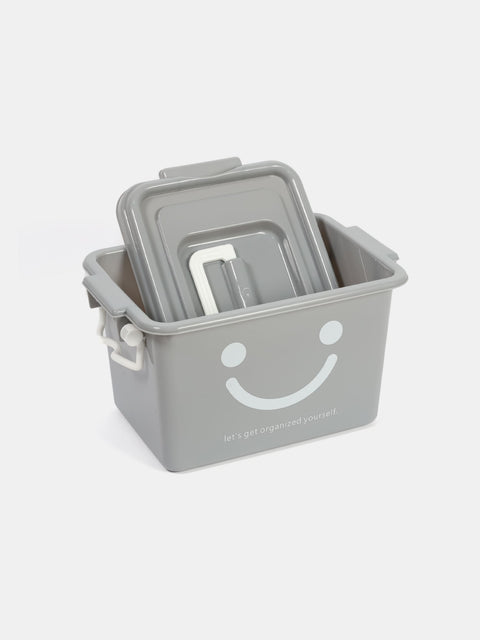 Sinsay Grey Printed Storage Box | Sinsay In Lebanon