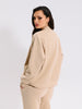 Sinsay Women's Beige Sports Bomber Jacket | Sinsay In Lebanon