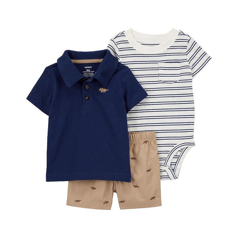 Carter's Baby Boy's 3-Piece Shorts, Top, and Bodysuit Set |Carter's In Lebanon