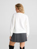 Sinsay Women’s White Pure-Ivory Essential Sweatshirt | Sinsay Lebanon