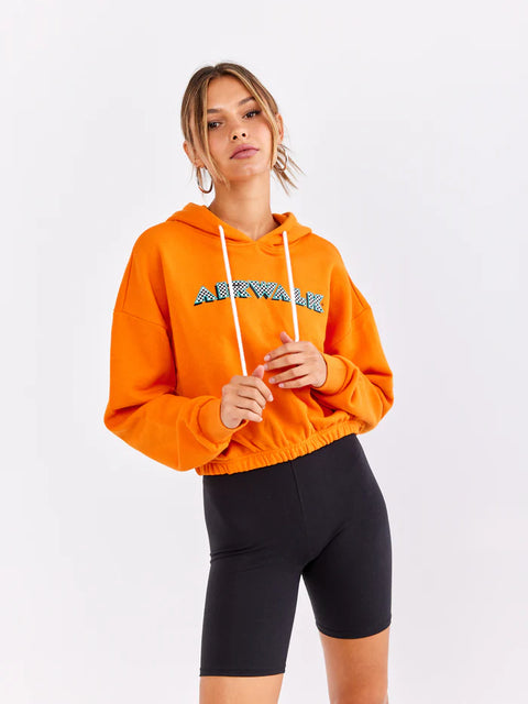 Forever 21 Air Walk Women's Orange Hoodie | Forever 21 In Lebanon
