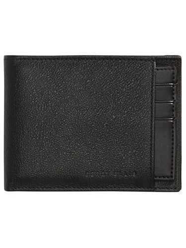 Perry Ellis Men's Black Logo Leather Wallet | Perry Ellis In Lebanon