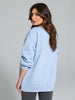Sinsay Women's Light Blue Graphic Sweatshirt | Sinsay in Lebanon