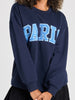 Sinsay Women's Navy Sweatshirt With Print | Sinsay In Lebanon
