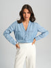 Sinsay Women's Blue Long Sleeve Shirt | Sinsay In Lebanon