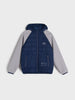 Sinsay Boys' Navy & Grey  Hooded Puffer Jacket | Sinsay in Lebanon