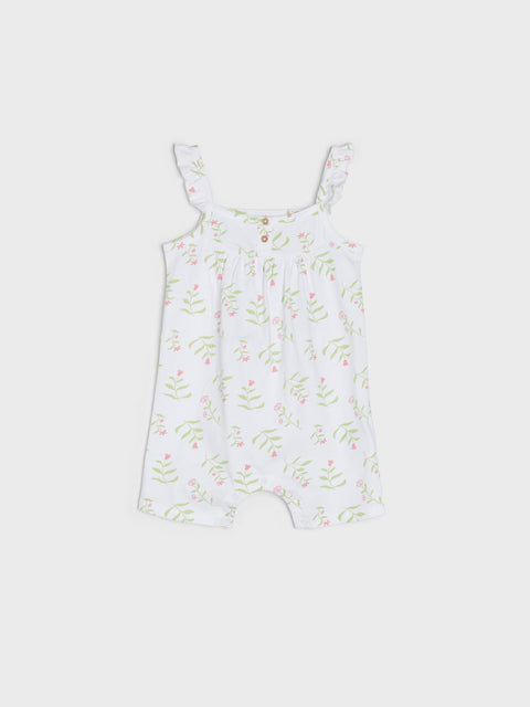 Sinsay Baby Girl's White Romper With A Print | Sinsay In Lebanon