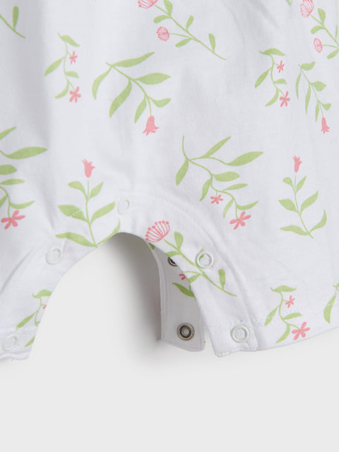 Sinsay Baby Girl's White Romper With A Print | Sinsay In Lebanon
