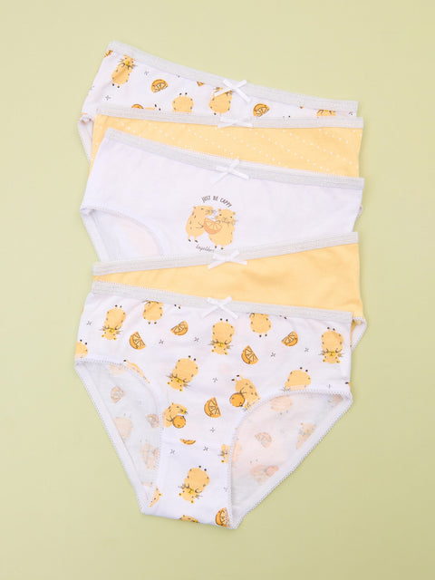 Sinsay Baby Girl's Yellow/White Panties 5-Pack | Sinsay In Lebanon