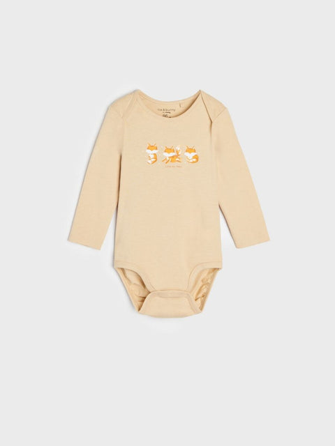 Sinsay Baby Boy's Beige & Green Bodysuit Set Of 2 pcs  |Sinsay In Lebanon