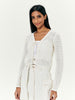 Sinsay Women's White V Neck Knitted Cardigan | Sinsay In Lebanon
