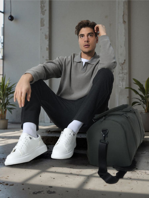 Sinsay Men's White Gym Sneakers | Sinsay In Lebanon