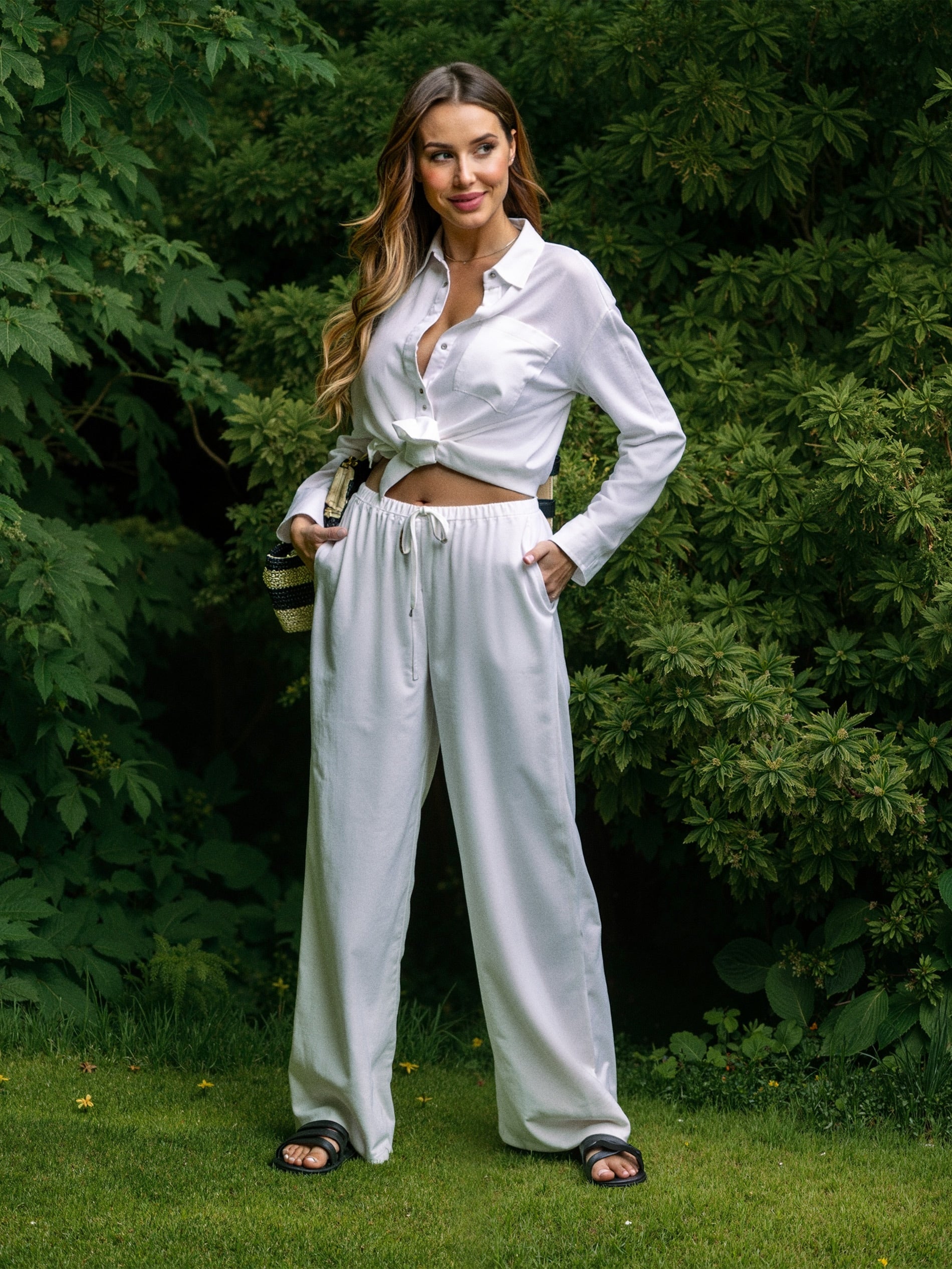 Sinsay Women's White Collared Shirt | Sinsay in Lebanon