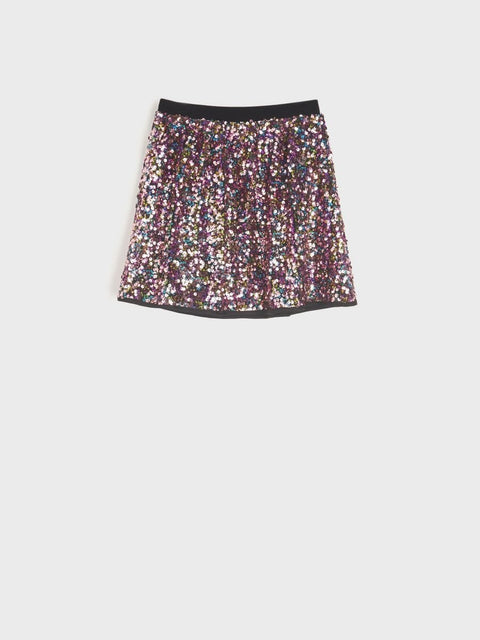 Sinsay Girl's Black & Purple Skirt |Sinsay In Lebanon